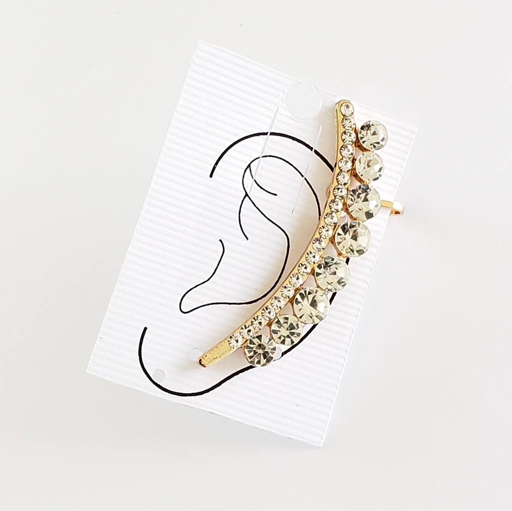Crystal Ear Climber Cuff
